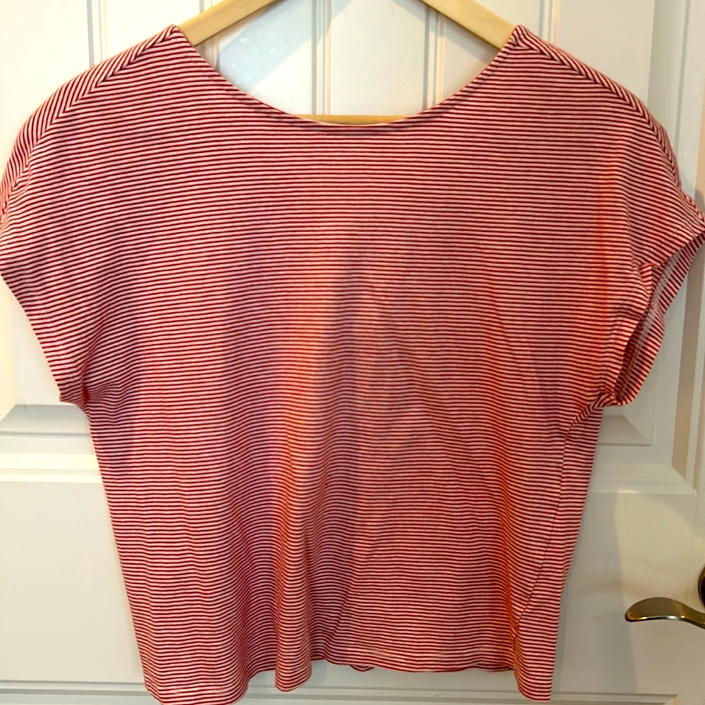 MNG basics Red and White stripe top - size XS